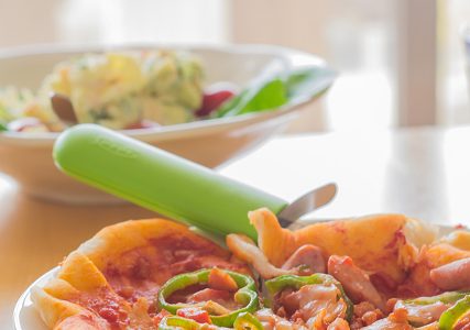 手作りピザがあれば、それだけで大満足の休日